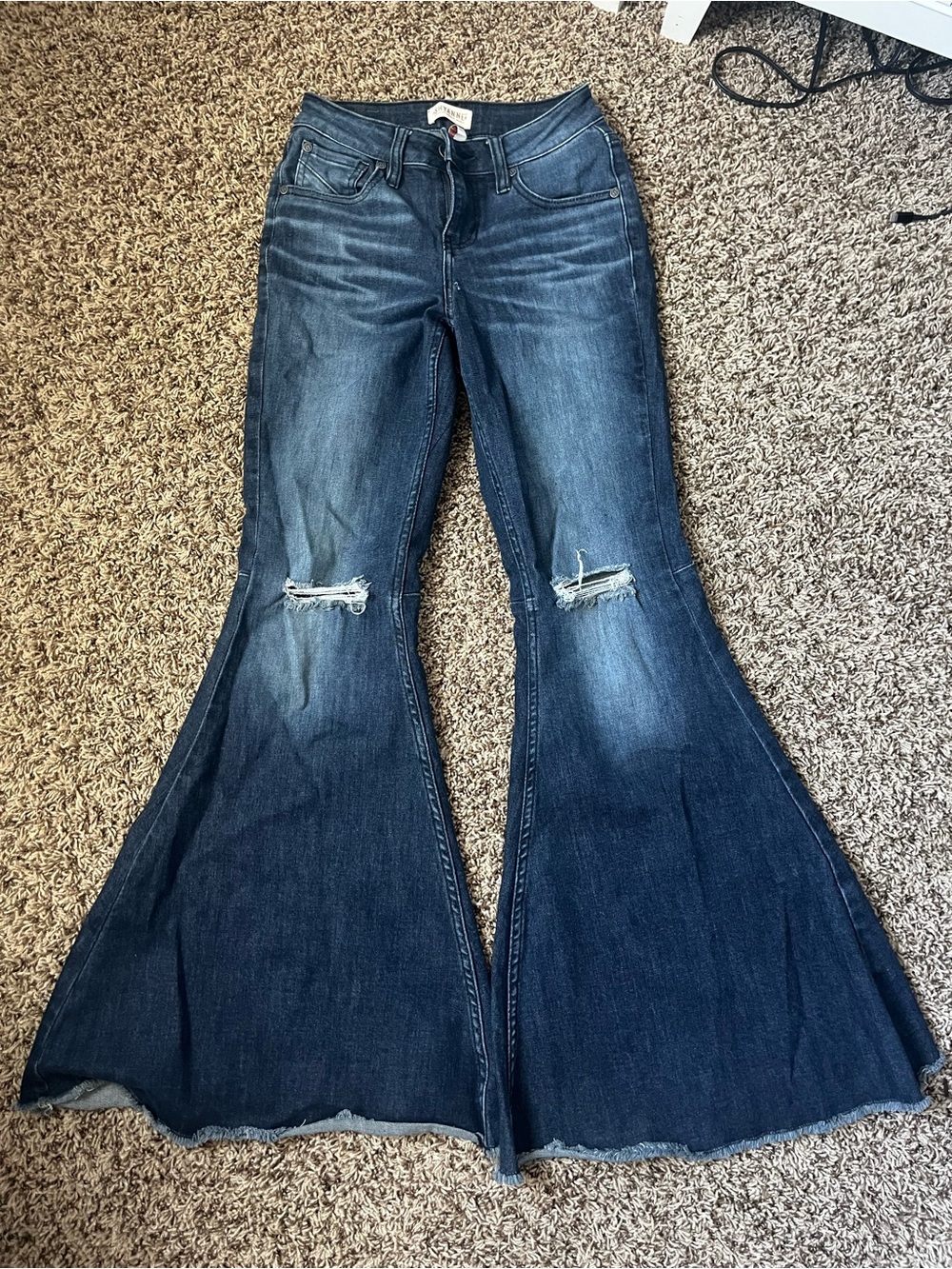 Shyanne Ultra Flare Bell Bottom Jeans Stretchy Comfortable
